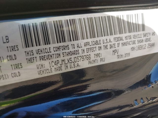 2018 JEEP CHEROKEE 1C4PJMLX5JD579766 Photo 8