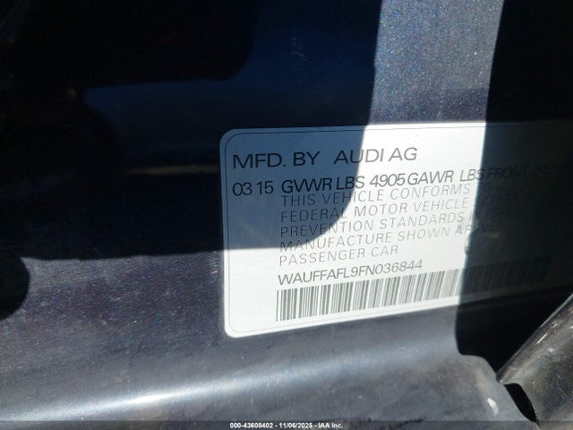 2015 AUDI A4 WAUFFAFL9FN036844 Photo 8