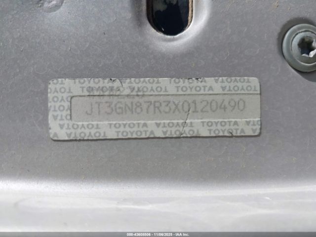 1999 TOYOTA 4RUNNER JT3GN87R3X0120490 Photo 8