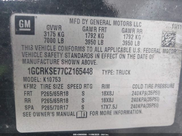 2012 CHEVROLET SILVERADO 1500 1GCRKSE77CZ165448 Photo 8