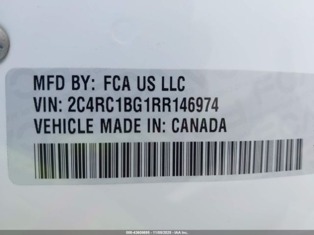 2024 CHRYSLER PACIFICA 2C4RC1BG1RR146974 Photo 8