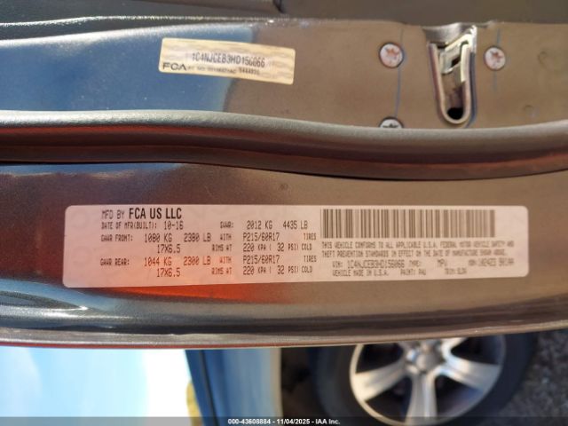 2017 JEEP COMPASS 1C4NJCEB3HD156066 Photo 8