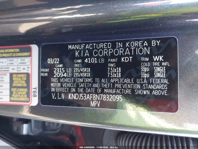 KNDJ53AF8N7832095 KIA Soul Turbo
