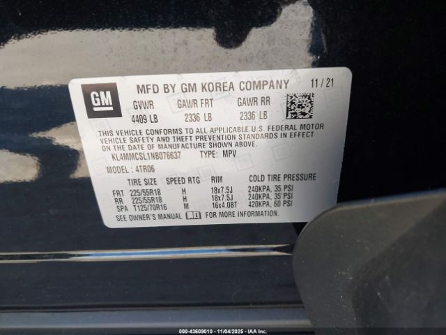 2022 BUICK ENCORE GX KL4MMCSL1NB076637 Photo 8