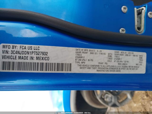 2023 JEEP COMPASS 3C4NJDDN1PT527932 Photo 8