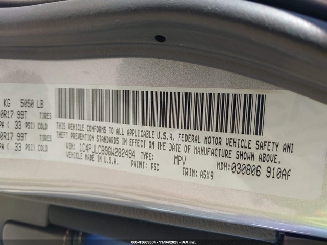 2016 JEEP CHEROKEE 1C4PJLCB9GW282494 Photo 8