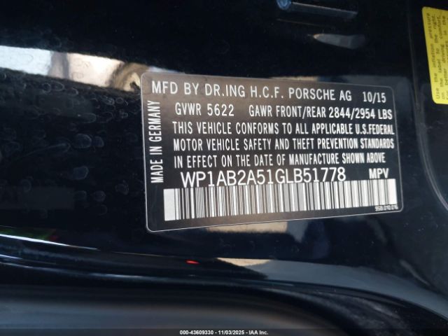 2016 PORSCHE MACAN WP1AB2A51GLB51778 Photo 8