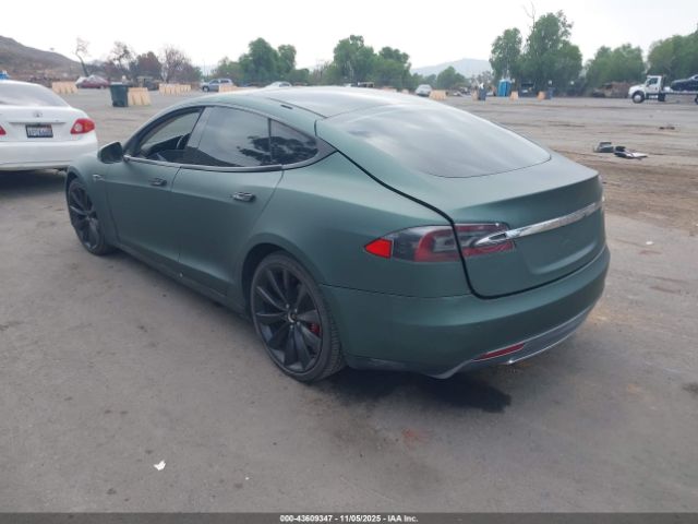 2013 TESLA MODEL S 5YJSA1CG3DFP20078 Photo 2