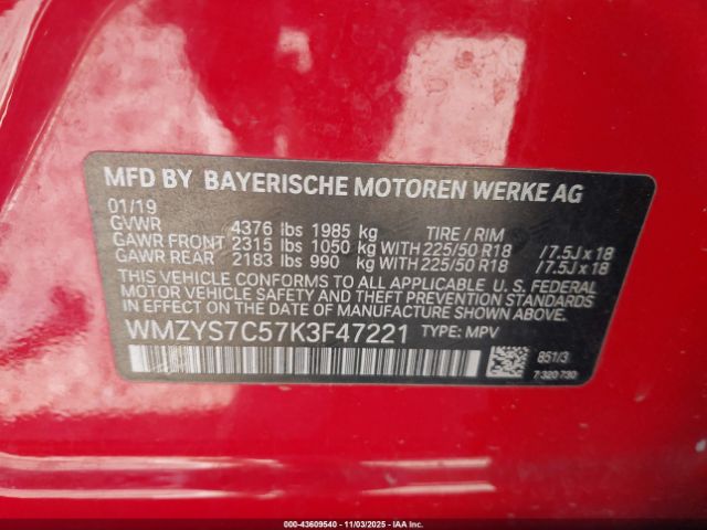 2019 MINI COUNTRYMAN WMZYS7C57K3F47221 Photo 8