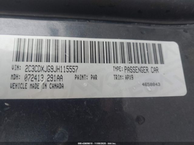 2018 DODGE CHARGER 2C3CDXJG9JH115557 Photo 8