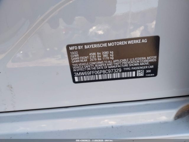2023 BMW 330I 3MW69FF06P8C97329 Photo 8