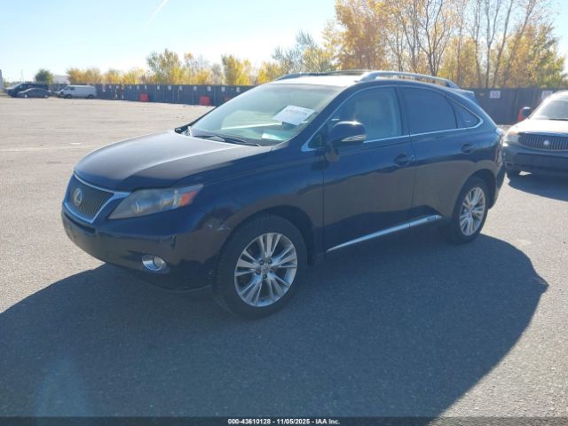 2010 LEXUS RX 450H JTJBC1BA4A2412484 Photo 1