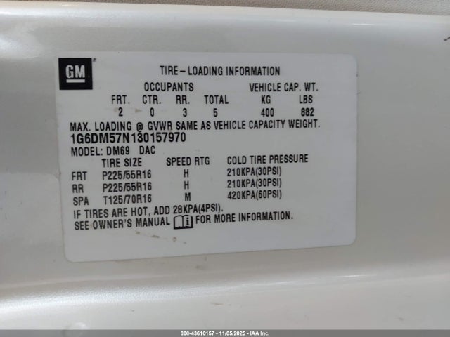 2003 CADILLAC CTS 1G6DM57N130157970 Photo 8