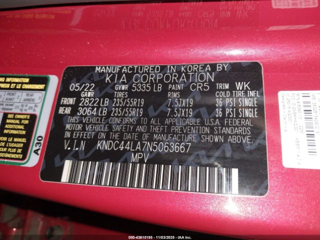 2022 KIA EV6 KNDC44LA7N5063667 Photo 8