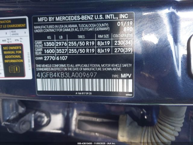 2020 MERCEDES-BENZ GLE 350 4JGFB4KB3LA009697 Photo 8