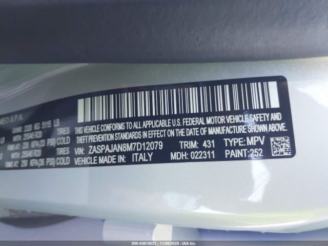 2021 ALFA ROMEO STELVIO ZASPAJAN8M7D12079 Photo 8