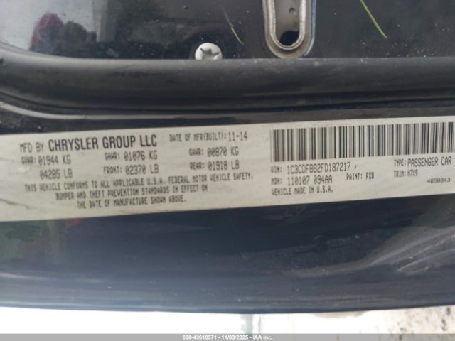 2015 DODGE DART 1C3CDFBB2FD187217 Photo 8