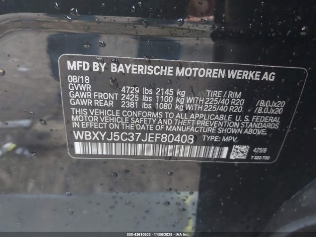 2018 BMW X2 WBXYJ5C37JEF80408 Photo 8