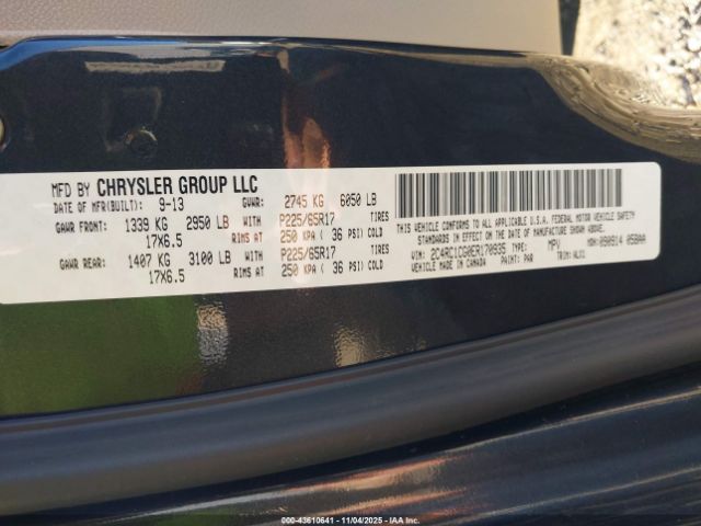 2014 CHRYSLER TOWN & COUNTRY 2C4RC1CG0ER170935 Photo 8