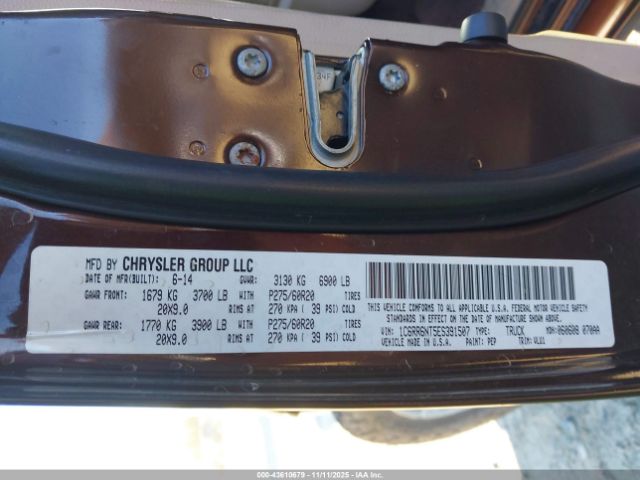 2014 RAM 1500 1C6RR6NT5ES391507 Photo 8