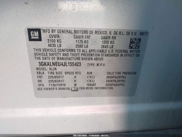 2018 GMC TERRAIN 3GKALNEU4JL155423 Photo 8