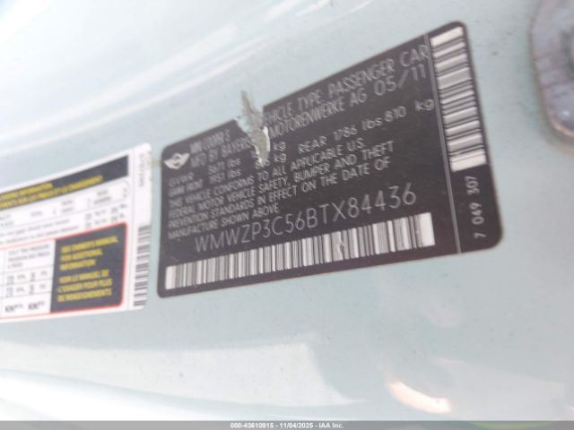 2011 MINI COOPER S WMWZP3C56BTX84436 Photo 8