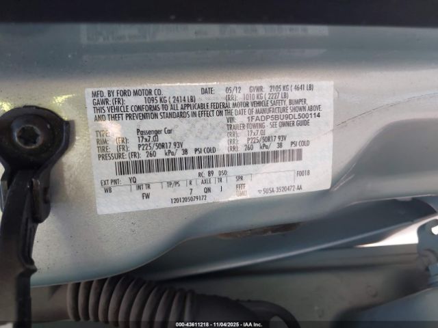2013 FORD C-MAX HYBRID 1FADP5BU9DL500114 Photo 8