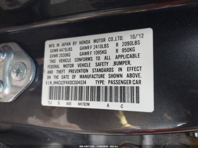 2013 ACURA TSX JH4CU2F4XDC004034 Photo 8