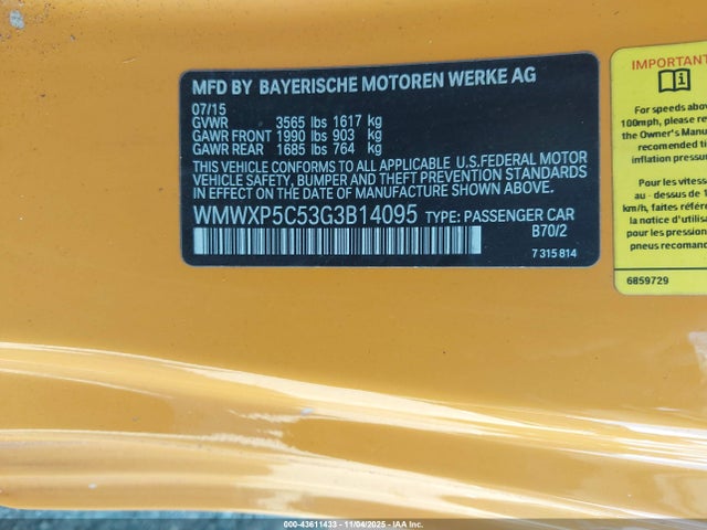 2016 MINI HARDTOP WMWXP5C53G3B14095 Photo 8