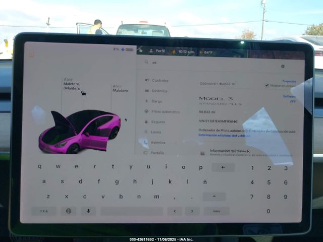 2021 TESLA MODEL 3 5YJ3E1EA9MF930461 Photo 6