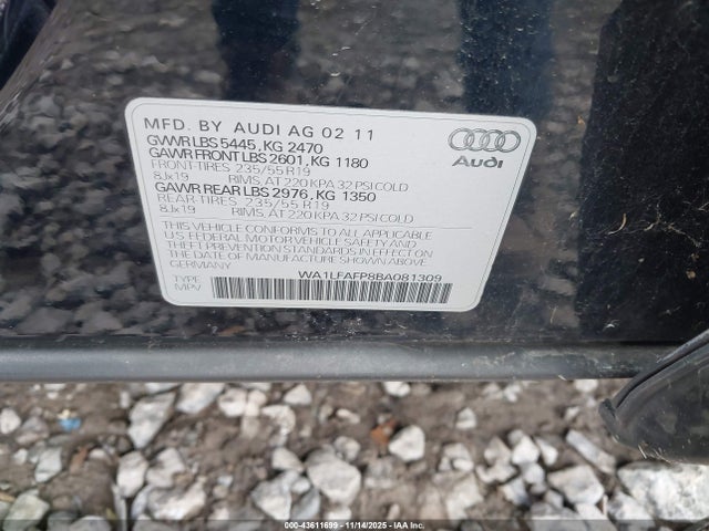 2011 AUDI Q5 WA1LFAFP8BA081309 Photo 8