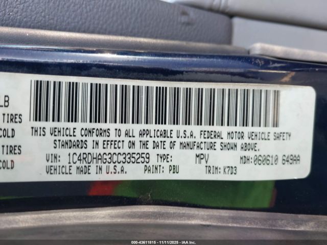 2012 DODGE DURANGO 1C4RDHAG3CC335259 Photo 8