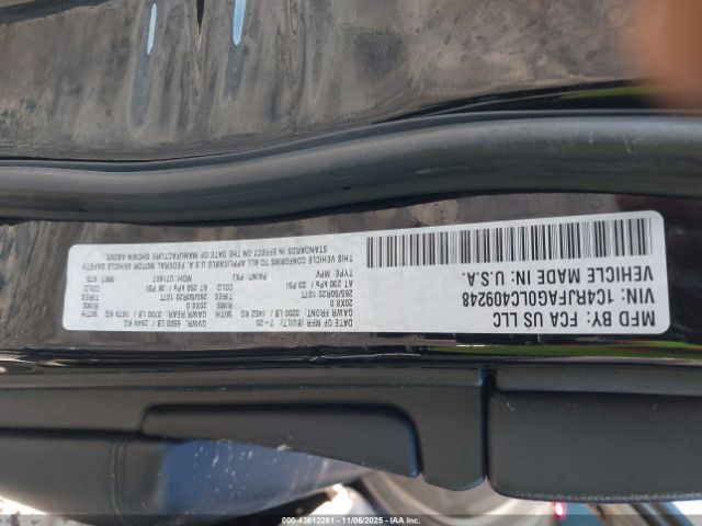 2020 JEEP GRAND CHEROKEE 1C4RJFAG0LC409248 Photo 8