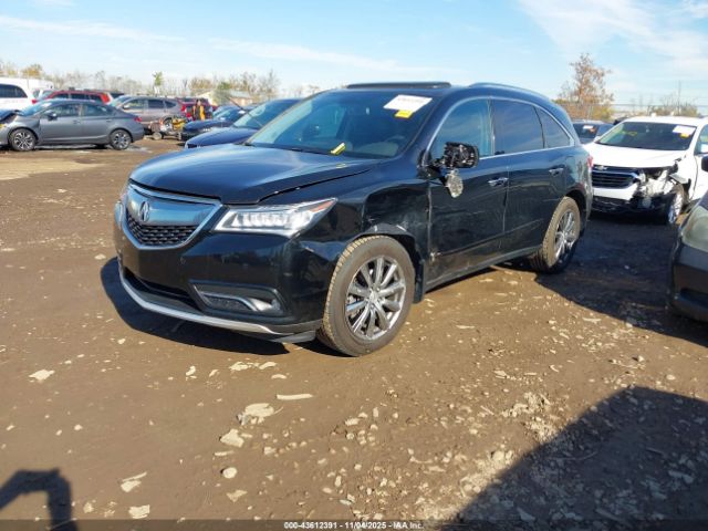2014 ACURA MDX 5FRYD4H86EB027249 Photo 1