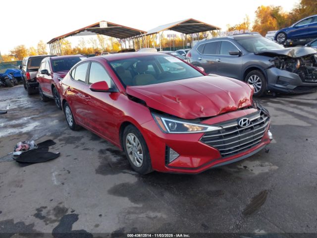 2019 HYUNDAI ELANTRA 5NPD74LF1KH411174