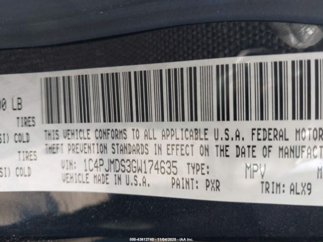 2016 JEEP CHEROKEE 1C4PJMDS3GW174635 Photo 8