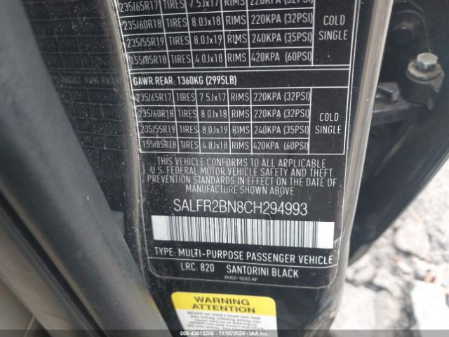 2012 LAND ROVER LR2 SALFR2BN8CH294993 Photo 8