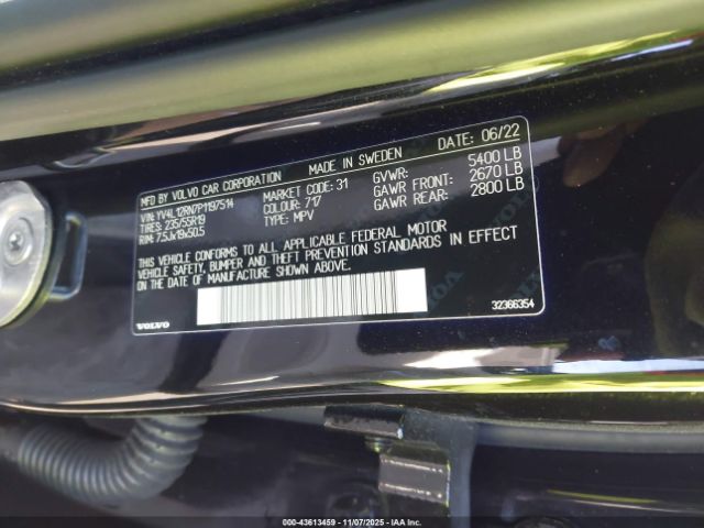 2023 VOLVO XC60 YV4L12RN7P1197514 Photo 8