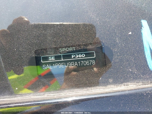 SAL1P9EU9RA170678 Land Rover Range Rover Sport Se