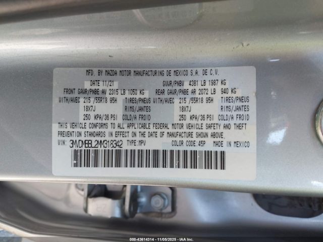 2021 MAZDA CX-30 3MVDMBBL2MM318342 Photo 8