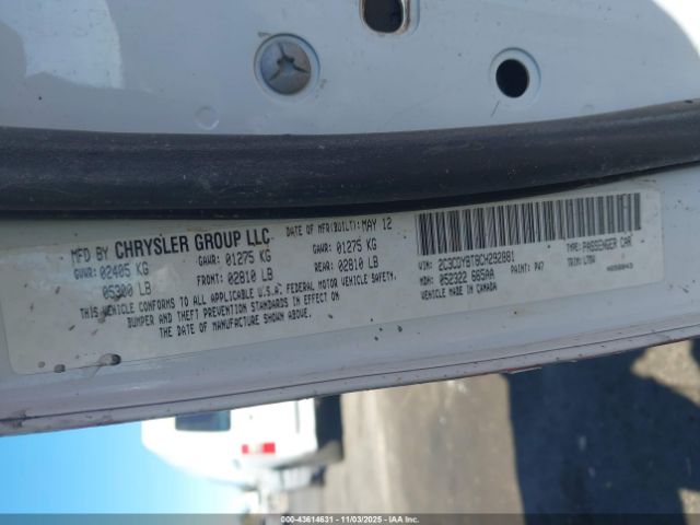 2012 DODGE CHALLENGER 2C3CDYBT8CH292881 Photo 8