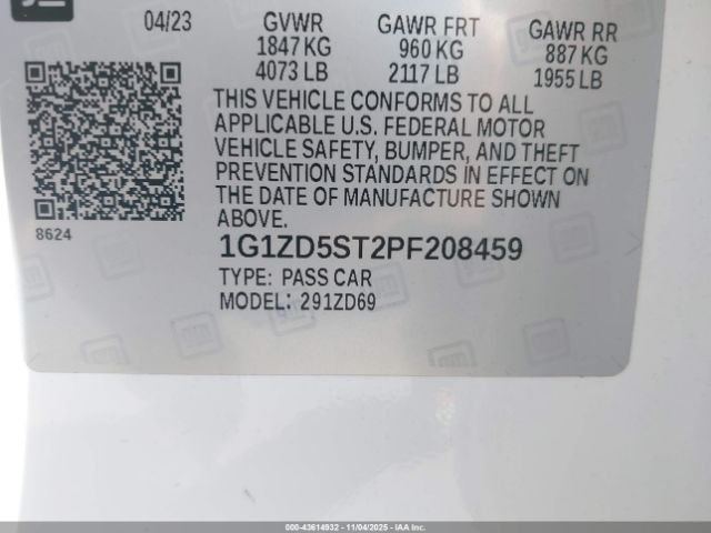 2023 CHEVROLET MALIBU 1G1ZD5ST2PF208459 Photo 8