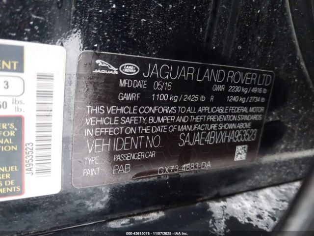 2017 JAGUAR XE SAJAE4BVXHA953523 Photo 8