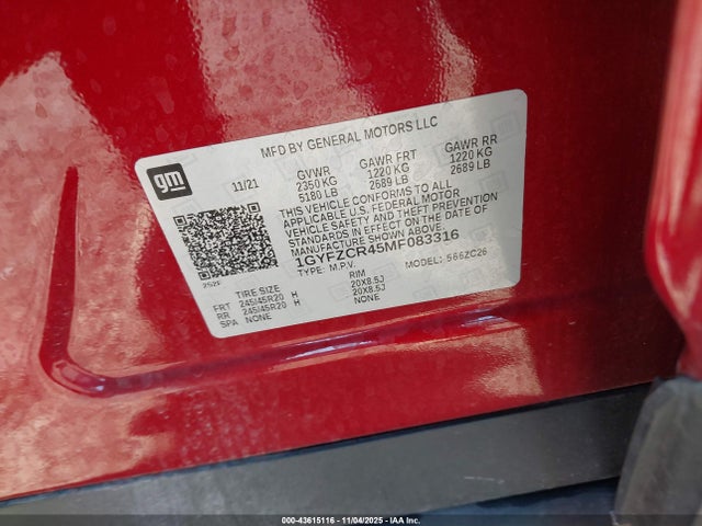 2021 CADILLAC XT4 1GYFZCR45MF083316 Photo 8