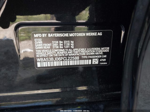 2023 BMW 540 WBA53BJ06PCL22588 Photo 8