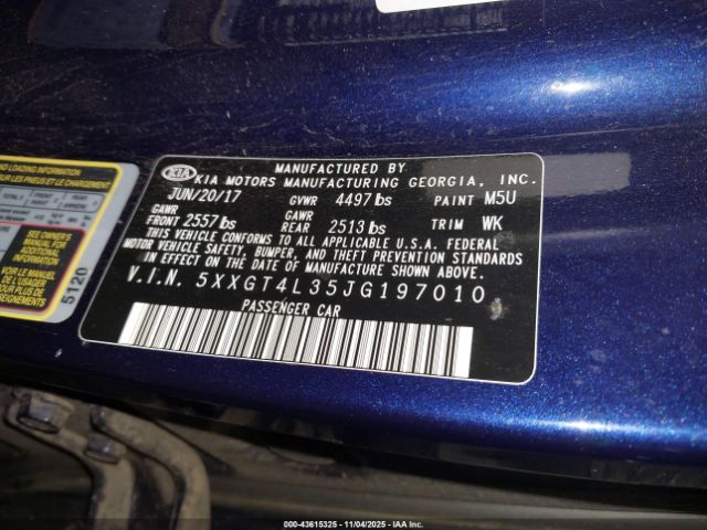 2018 KIA OPTIMA 5XXGT4L35JG197010 Photo 8