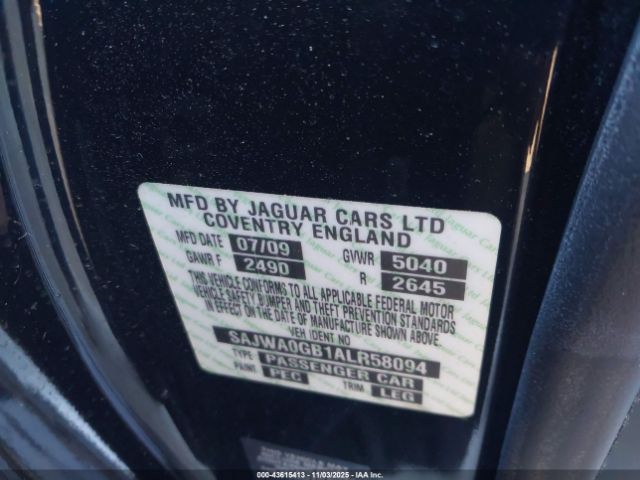 2010 JAGUAR XF SAJWA0GB1ALR58094 Photo 8