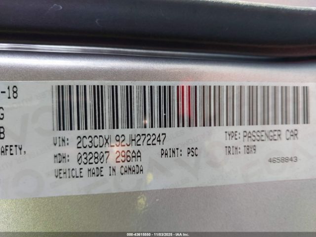 2018 DODGE CHARGER 2C3CDXL92JH272247 Photo 8