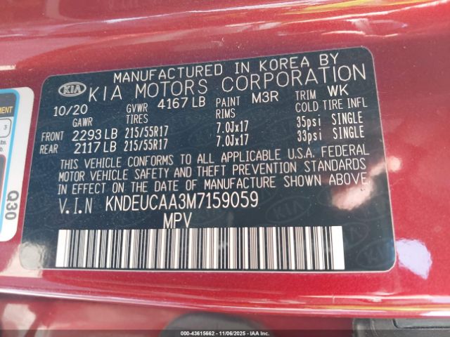 2021 KIA SELTOS KNDEUCAA3M7159059 Photo 8