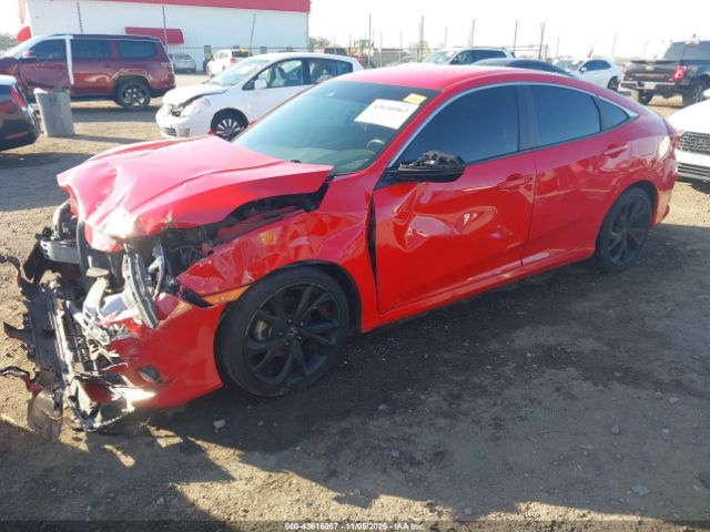 2019 HONDA CIVIC 2HGFC2F82KH568017 Photo 1